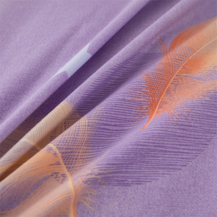 91家纺网 家纺一手货源 找家纺 佳宇轩 2026新款爆款140克独版植物羊绒加厚斜纹磨毛四件套 羽蝶飞