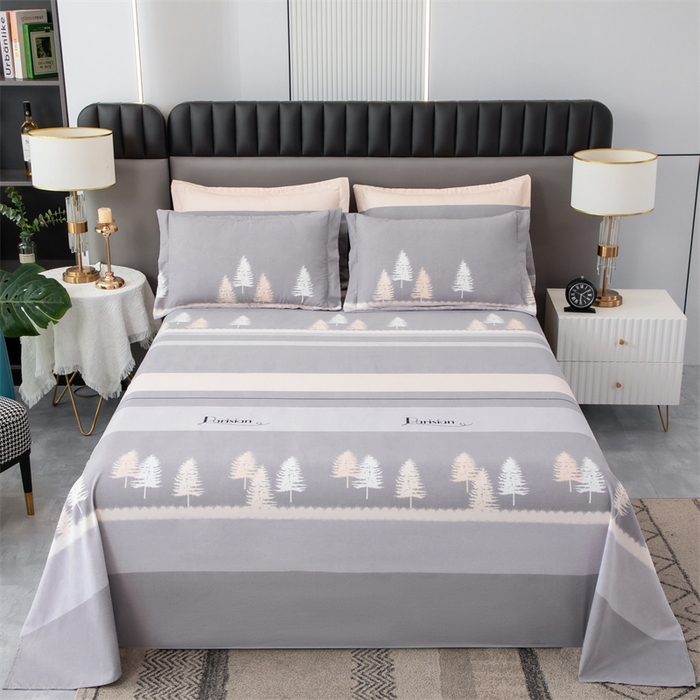 91家纺网 家纺一手货源 找家纺 佳宇轩 2026新款爆款140克独版植物羊绒加厚斜纹磨毛四件套 夏洛特