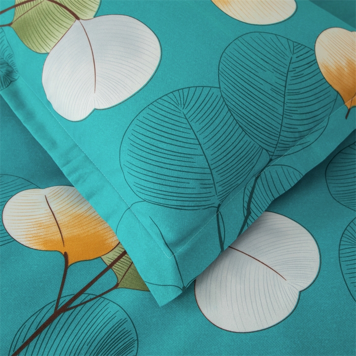 91家纺网 家纺一手货源 找家纺 佳宇轩 2026新款爆款140克独版植物羊绒加厚斜纹磨毛四件套 热带风情