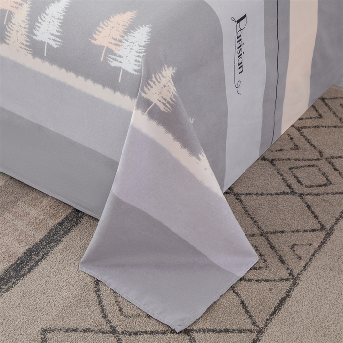 91家纺网 家纺一手货源 找家纺 佳宇轩 2026新款爆款140克独版植物羊绒加厚斜纹磨毛四件套 夏洛特