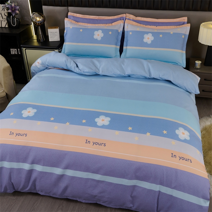 91家纺网 家纺一手货源 找家纺 佳宇轩 2026新款爆款140克独版植物羊绒加厚斜纹磨毛四件套 芊芊花语