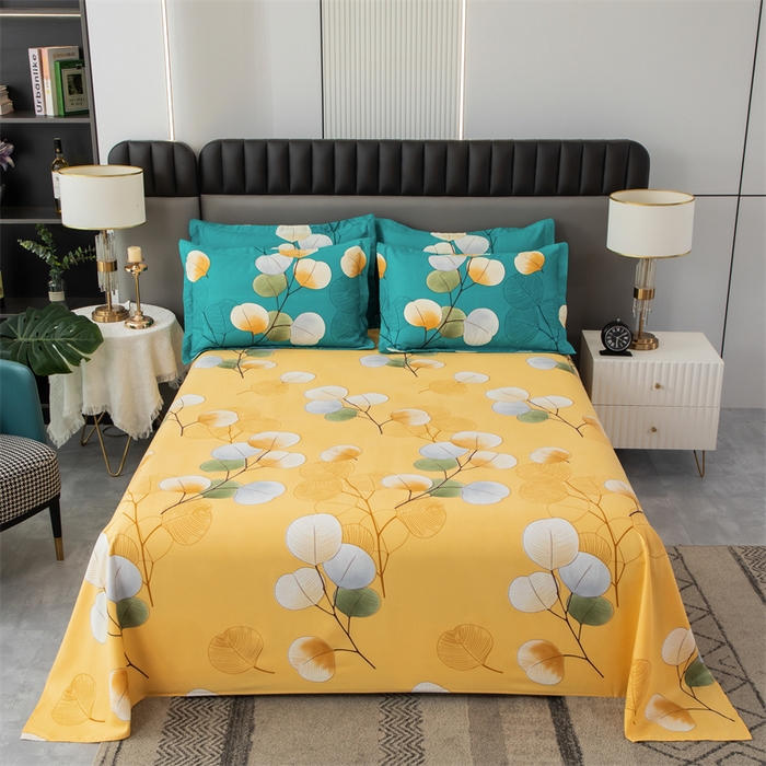 91家纺网 家纺一手货源 找家纺 佳宇轩 2026新款爆款140克独版植物羊绒加厚斜纹磨毛四件套 热带风情