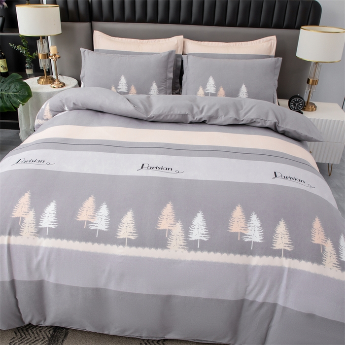 91家纺网 家纺一手货源 找家纺 佳宇轩 2026新款爆款140克独版植物羊绒加厚斜纹磨毛四件套 夏洛特