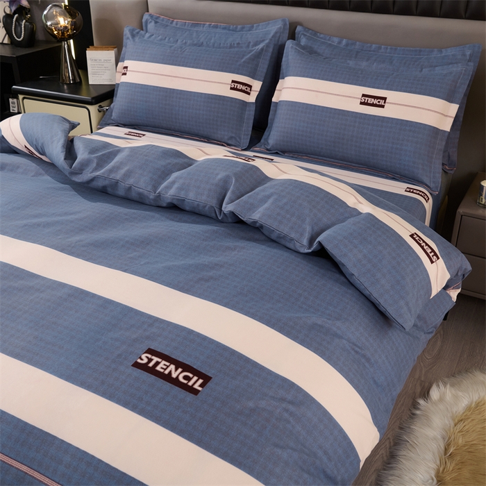 91家纺网 家纺一手货源 找家纺 佳宇轩 2026新款爆款140克独版植物羊绒加厚斜纹磨毛四件套 真爱永恒