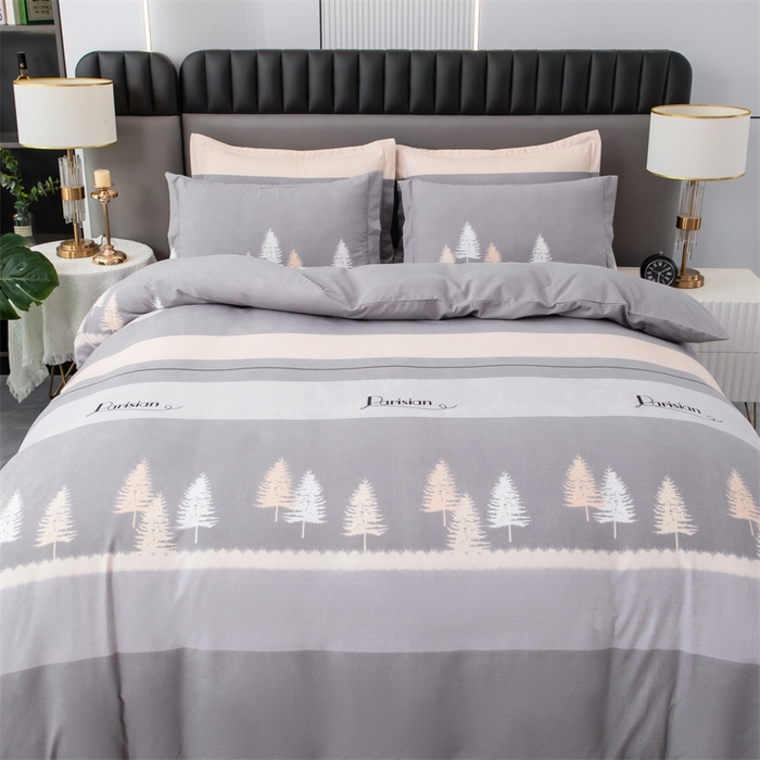 91家纺网 家纺一手货源 找家纺 佳宇轩 2026新款爆款140克独版植物羊绒加厚斜纹磨毛四件套 夏洛特