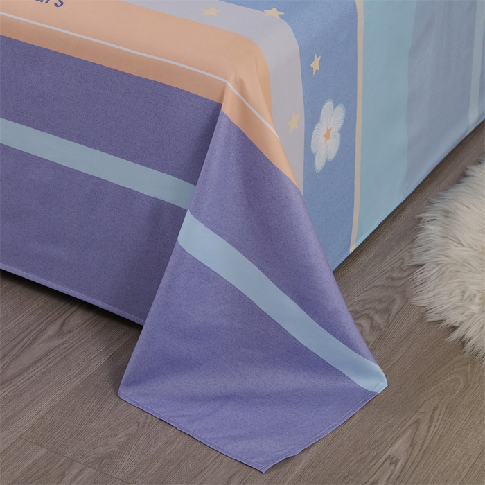 91家纺网 家纺一手货源 找家纺 佳宇轩 2026新款爆款140克独版植物羊绒加厚斜纹磨毛四件套 芊芊花语