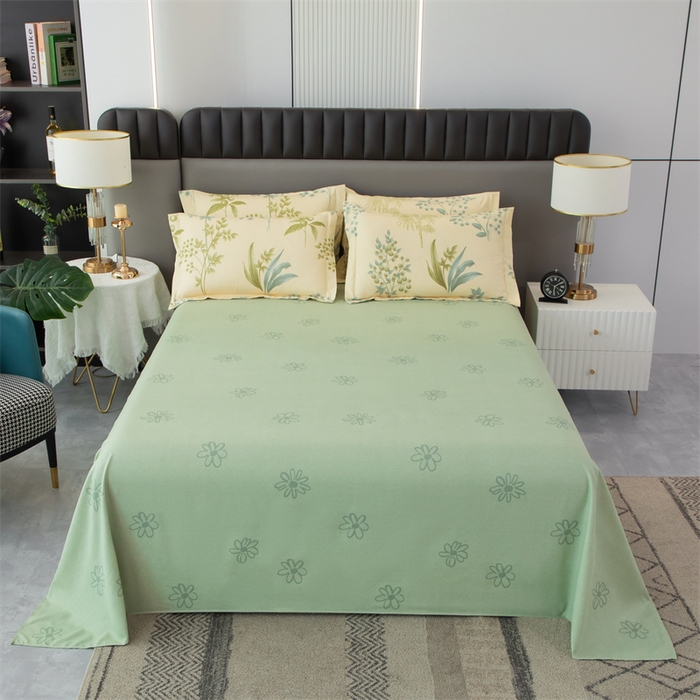 91家纺网 家纺一手货源 找家纺 佳宇轩 2026新款爆款140克独版植物羊绒加厚斜纹磨毛四件套 悠悠仙草