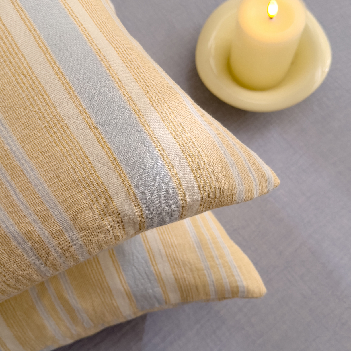 91家纺网 家纺一手货源 找家纺 DoDo 兜兜 2026年全棉纯棉A类色织皱皱纱床单单件 单床单 小半-蓝