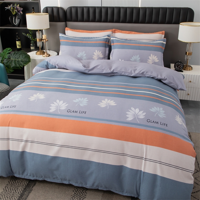 91家纺网 家纺一手货源 找家纺 佳宇轩 2026新款爆款140克独版植物羊绒加厚斜纹磨毛四件套 晚枫