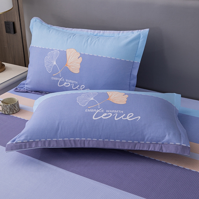 91家纺网 家纺一手货源 找家纺 佳宇轩 2026新款爆款140克独版植物羊绒加厚斜纹磨毛四件套 若雨千叶