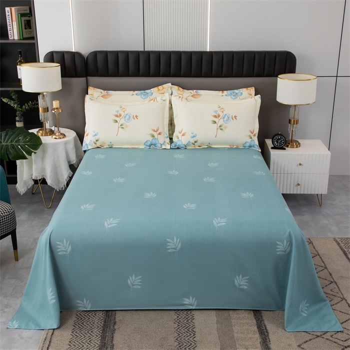 91家纺网 家纺一手货源 找家纺 佳宇轩 2026新款爆款140克独版植物羊绒加厚斜纹磨毛四件套 芳华