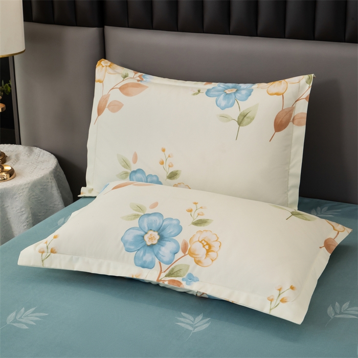 91家纺网 家纺一手货源 找家纺 佳宇轩 2026新款爆款140克独版植物羊绒加厚斜纹磨毛四件套 芳华