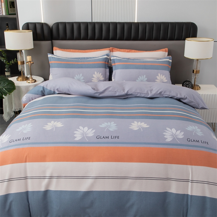 91家纺网 家纺一手货源 找家纺 佳宇轩 2026新款爆款140克独版植物羊绒加厚斜纹磨毛四件套 晚枫