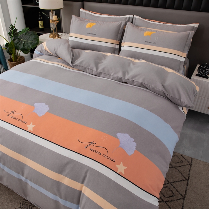 91家纺网 家纺一手货源 找家纺 佳宇轩 2026新款爆款140克独版植物羊绒加厚斜纹磨毛四件套 一叶知秋