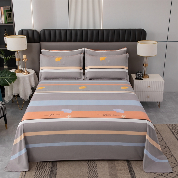 91家纺网 家纺一手货源 找家纺 佳宇轩 2026新款爆款140克独版植物羊绒加厚斜纹磨毛四件套 一叶知秋