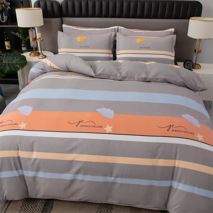 91家纺网 家纺一手货源 找家纺 佳宇轩 2026新款爆款140克独版植物羊绒加厚斜纹磨毛四件套 一叶知秋