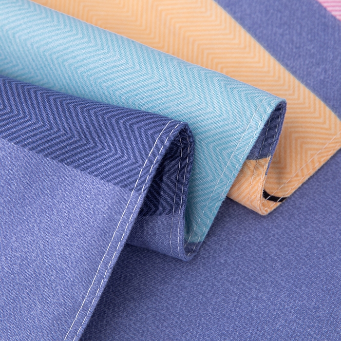 91家纺网 家纺一手货源 找家纺 佳宇轩 2026新款爆款140克独版植物羊绒加厚斜纹磨毛四件套 雅致蓝