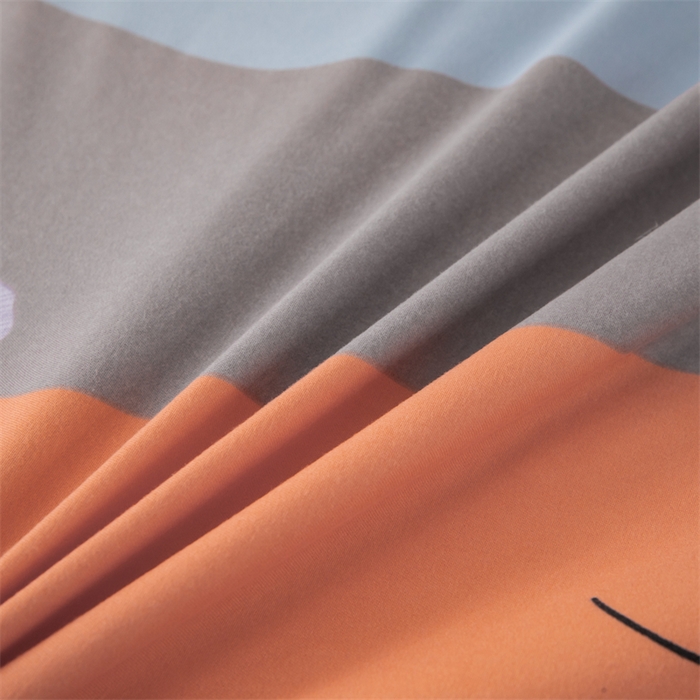 91家纺网 家纺一手货源 找家纺 佳宇轩 2026新款爆款140克独版植物羊绒加厚斜纹磨毛四件套 一叶知秋