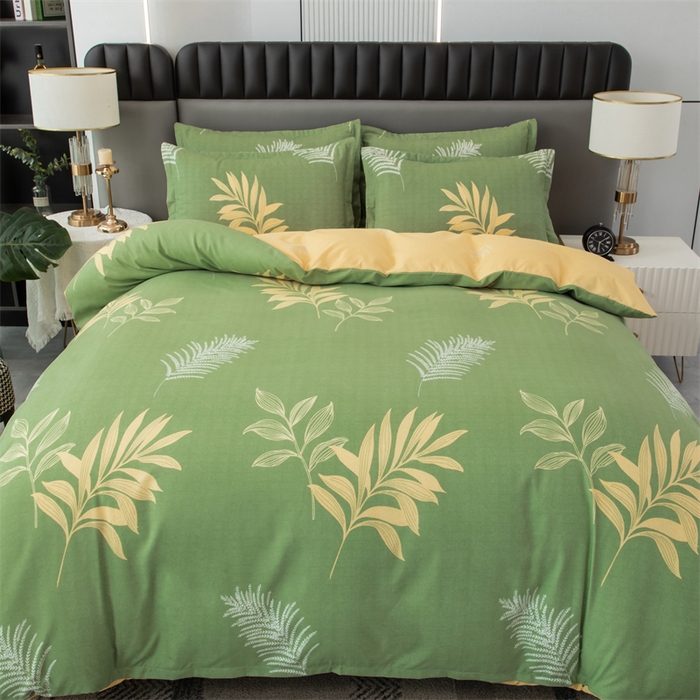 91家纺网 家纺一手货源 找家纺 佳宇轩 2026新款爆款140克独版植物羊绒加厚斜纹磨毛四件套 漫步森林