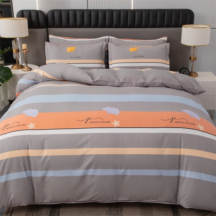 91家纺网 家纺一手货源 找家纺 佳宇轩 2026新款爆款140克独版植物羊绒加厚斜纹磨毛四件套 一叶知秋