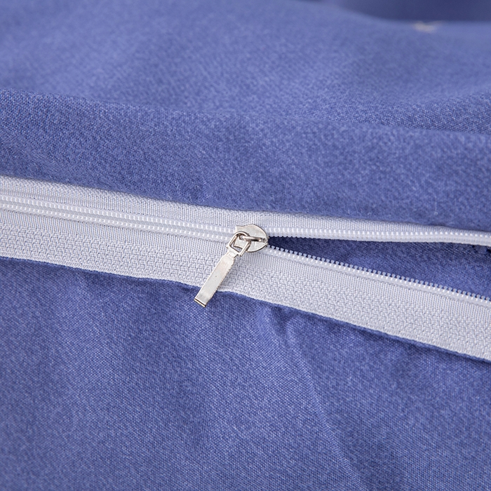 91家纺网 家纺一手货源 找家纺 佳宇轩 2026新款爆款140克独版植物羊绒加厚斜纹磨毛四件套 雅致蓝