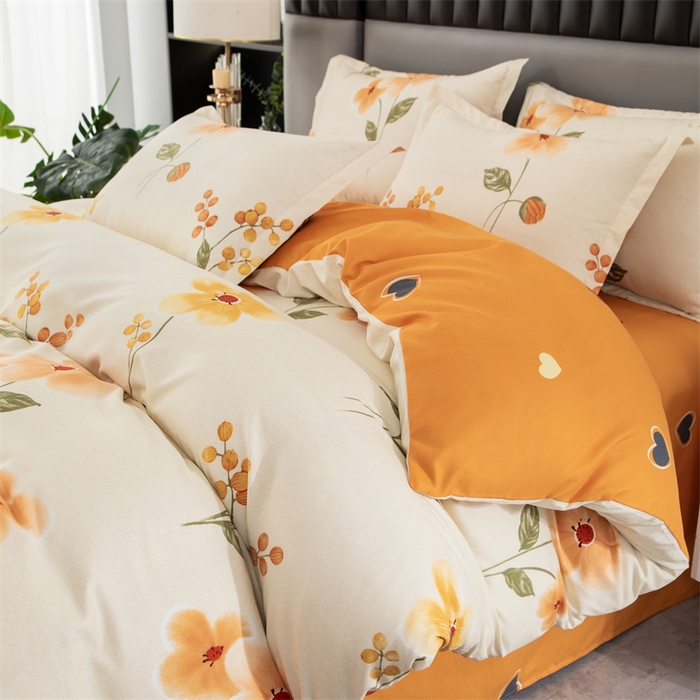 91家纺网 家纺一手货源 找家纺 佳宇轩 2026新款爆款140克独版植物羊绒加厚斜纹磨毛四件套 繁华