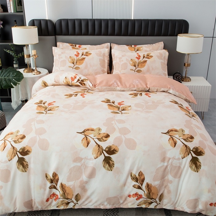 91家纺网 家纺一手货源 找家纺 佳宇轩 2026新款爆款140克独版植物羊绒加厚斜纹磨毛四件套 金枝玉叶