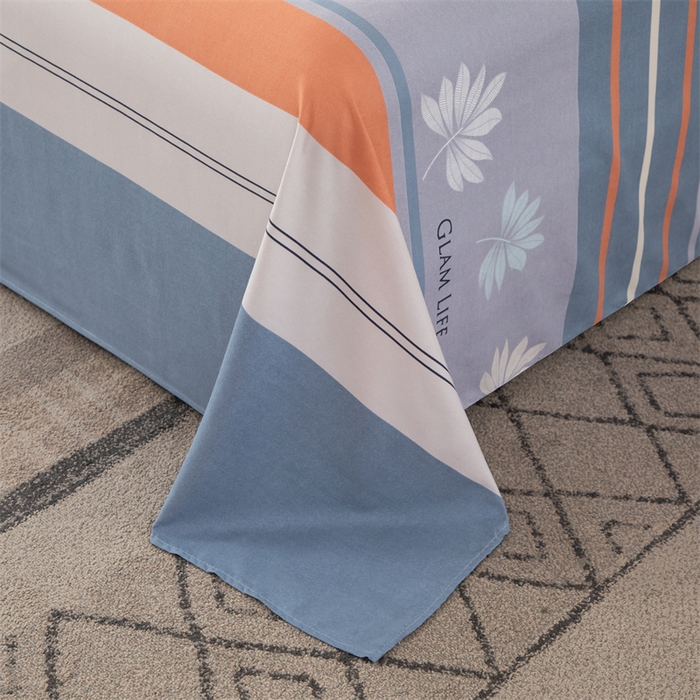 91家纺网 家纺一手货源 找家纺 佳宇轩 2026新款爆款140克独版植物羊绒加厚斜纹磨毛四件套 晚枫