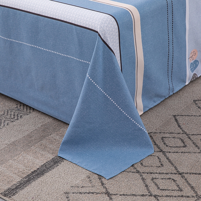 91家纺网 家纺一手货源 找家纺 佳宇轩 2026新款爆款140克独版植物羊绒加厚斜纹磨毛四件套 快乐空间