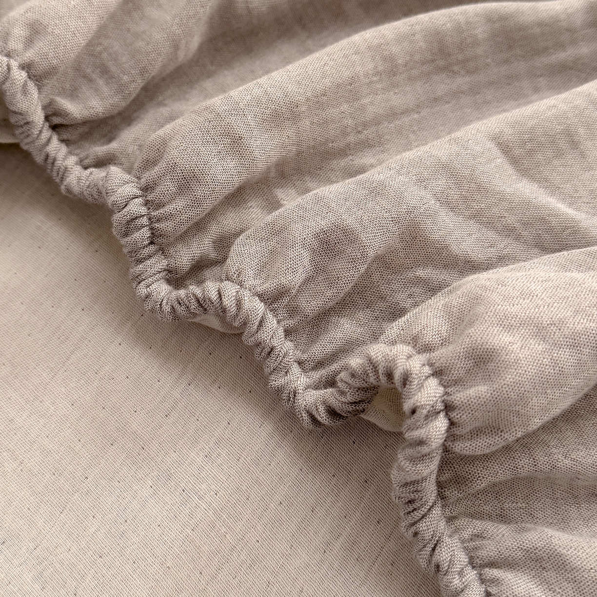 91家纺网 家纺一手货源 找家纺 DoDo 兜兜 2026新全棉纯棉A类色织皱皱纱单床笠单件床笠单品 纯色-泡沫灰