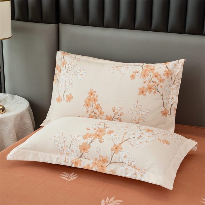 91家纺网 家纺一手货源 找家纺 佳宇轩 2026新款爆款140克独版植物羊绒加厚斜纹磨毛四件套 朝花夕拾