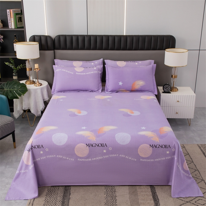 91家纺网 家纺一手货源 找家纺 佳宇轩 2026新款爆款140克独版植物羊绒加厚斜纹磨毛四件套 羽蝶飞