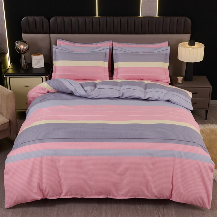 佳宇轩 2026新款爆款140克独版植物羊绒加厚斜纹磨毛四件套 诺言