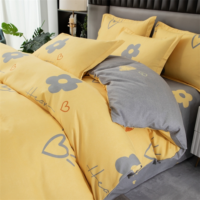 91家纺网 家纺一手货源 找家纺 佳宇轩 2026新款爆款140克独版植物羊绒加厚斜纹磨毛四件套 蜜恋