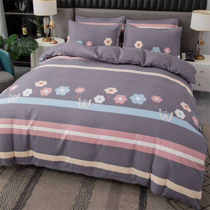 91家纺网 家纺一手货源 找家纺 佳宇轩 2026新款爆款140克独版植物羊绒加厚斜纹磨毛四件套 阿骨朵