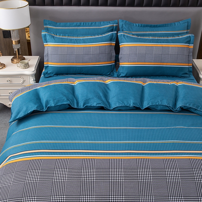 91家纺网 家纺一手货源 找家纺 佳宇轩 2026新款爆款140克独版植物羊绒加厚斜纹磨毛四件套 自由