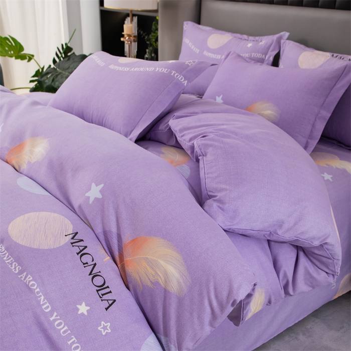 91家纺网 家纺一手货源 找家纺 佳宇轩 2026新款爆款140克独版植物羊绒加厚斜纹磨毛四件套 羽蝶飞