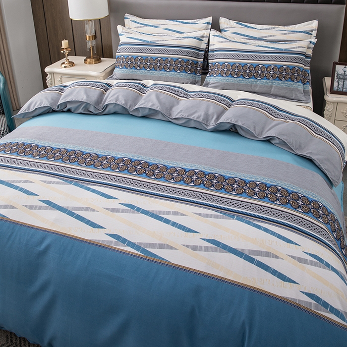 91家纺网 家纺一手货源 找家纺 佳宇轩 2026新款爆款140克独版植物羊绒加厚斜纹磨毛四件套 奥斯汀