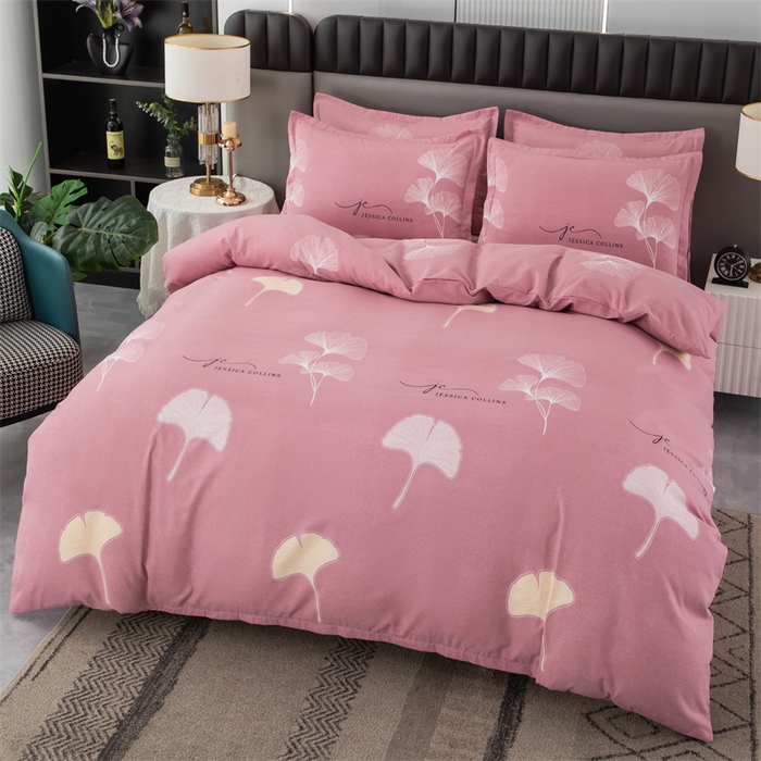 91家纺网 家纺一手货源 找家纺 佳宇轩 2026新款爆款140克独版植物羊绒加厚斜纹磨毛四件套 佳期如梦