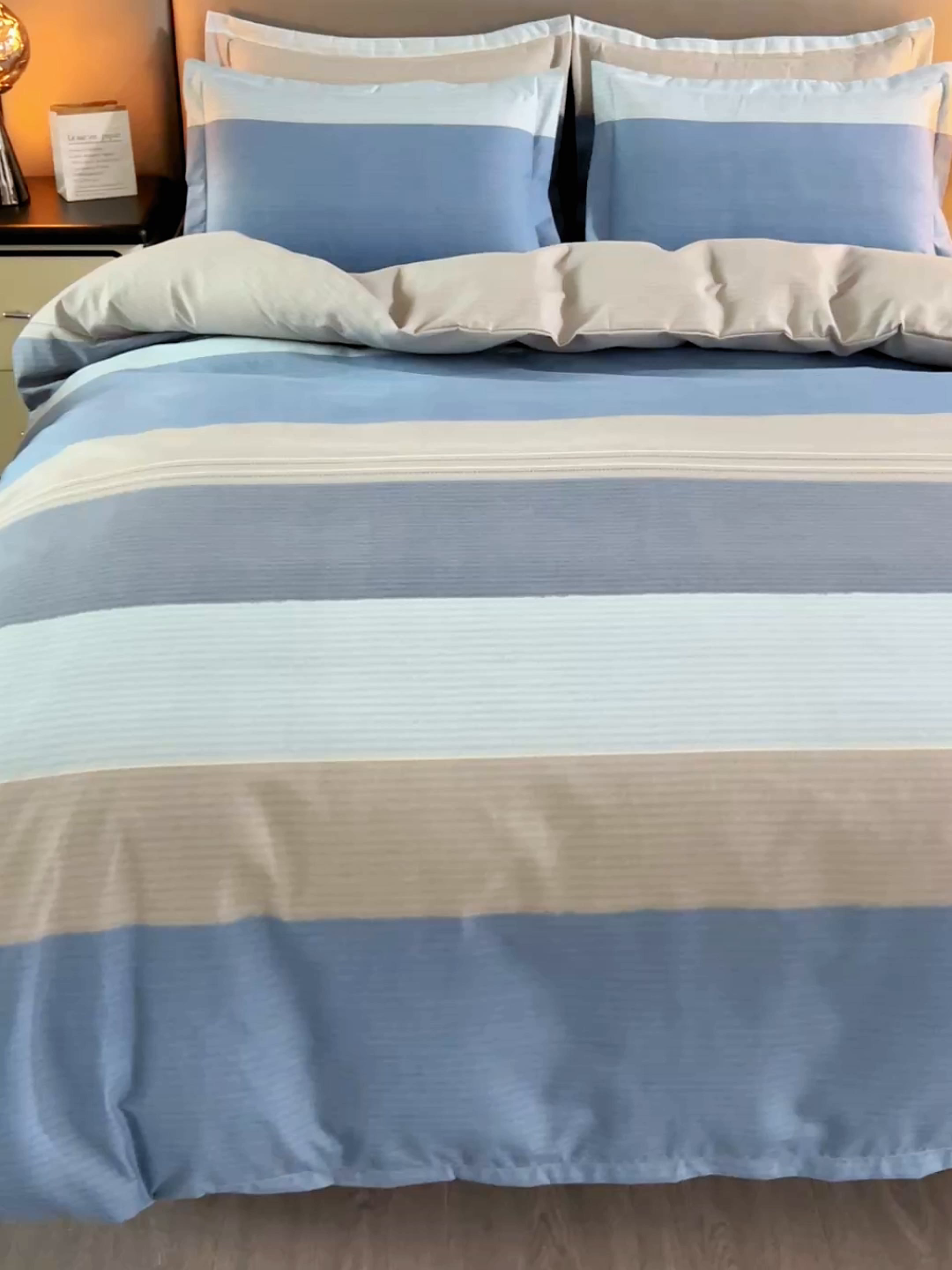 91家纺网 家纺一手货源 找家纺 佳宇轩 2026新款爆款140克独版植物羊绒加厚斜纹磨毛四件套 伽罗