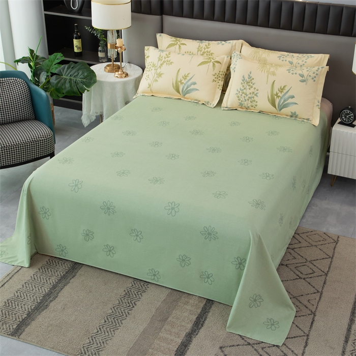 91家纺网 家纺一手货源 找家纺 佳宇轩 2026新款爆款140克独版植物羊绒加厚斜纹磨毛四件套 悠悠仙草