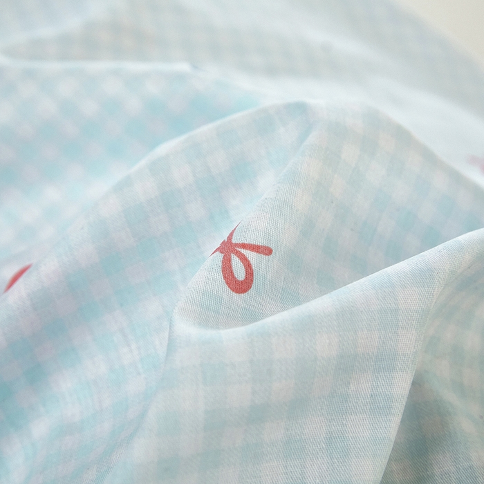 91家纺网 家纺一手货源 找家纺 三盛源 2026新款小清新全棉纯棉双人长枕套靠枕套加长枕芯套单件1.8米学生宿舍 幻彩-绿