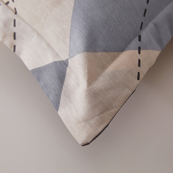 91家纺网 家纺一手货源 找家纺 三盛源 2026新款小清新全棉纯棉双人长枕套靠枕套加长枕芯套单件1.8米学生宿舍 文景