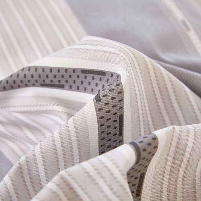 91家纺网 家纺一手货源 找家纺 三盛源 2026新款小清新全棉纯棉双人长枕套靠枕套加长枕芯套单件1.8米学生宿舍 纳乔-灰