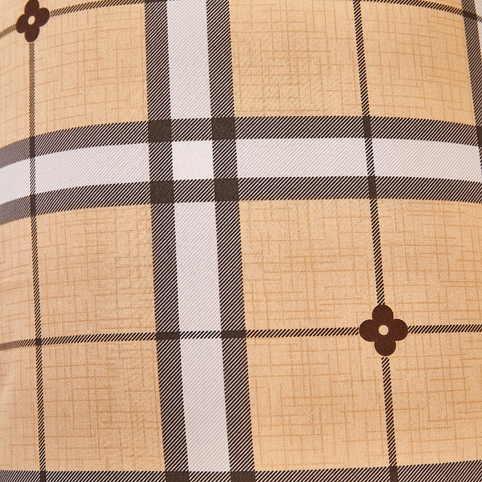 91家纺网 家纺一手货源 找家纺 三盛源 2026新款小清新全棉纯棉双人长枕套靠枕套加长枕芯套单件1.8米学生宿舍 迷宫格-咖