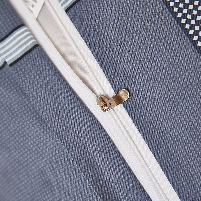 91家纺网 家纺一手货源 找家纺 三盛源 2026新款小清新全棉纯棉双人长枕套靠枕套加长枕芯套单件1.8米学生宿舍 绅士品格-兰