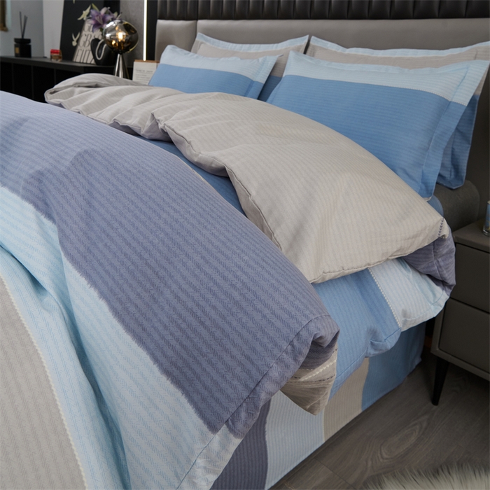 91家纺网 家纺一手货源 找家纺 佳宇轩 2026新款爆款140克独版植物羊绒加厚斜纹磨毛四件套 伽罗