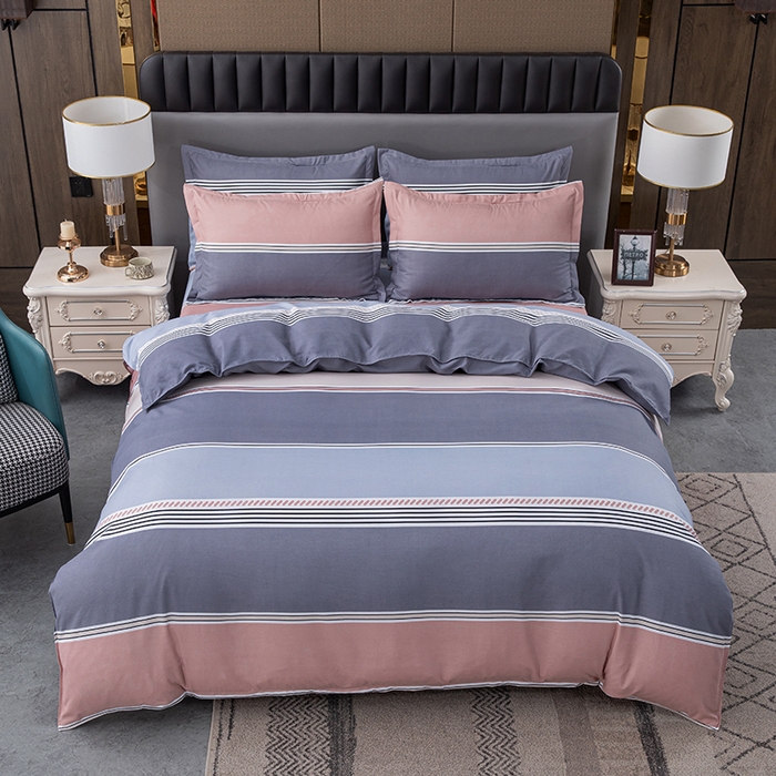 91家纺网 家纺一手货源 找家纺 佳宇轩 2026新款爆款140克独版植物羊绒加厚斜纹磨毛四件套 凡赛尔