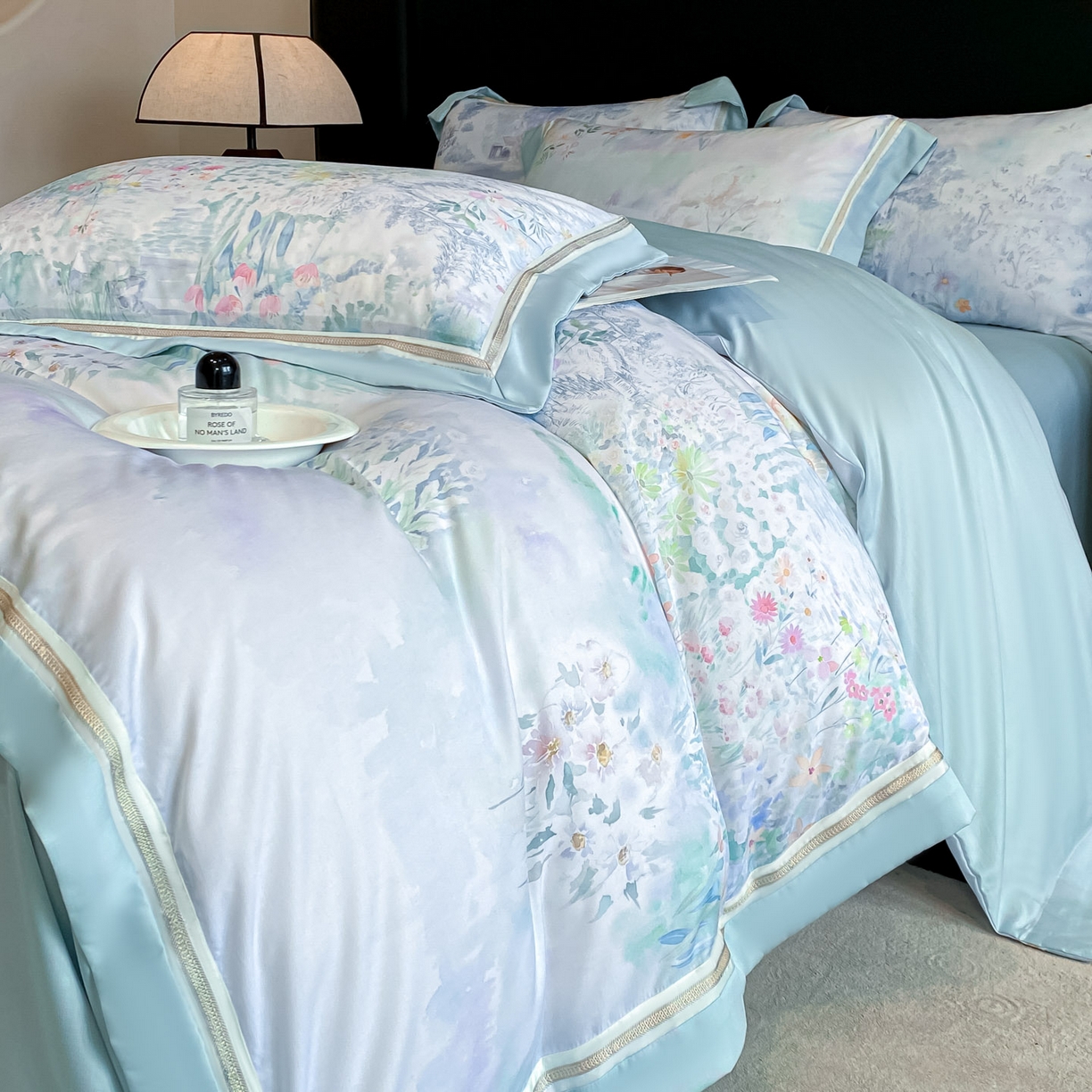 91家纺网 家纺一手货源 找家纺 （总） 博纳家纺 2023新款13372全棉喷气双面纯棉四件套-嘉柏丽