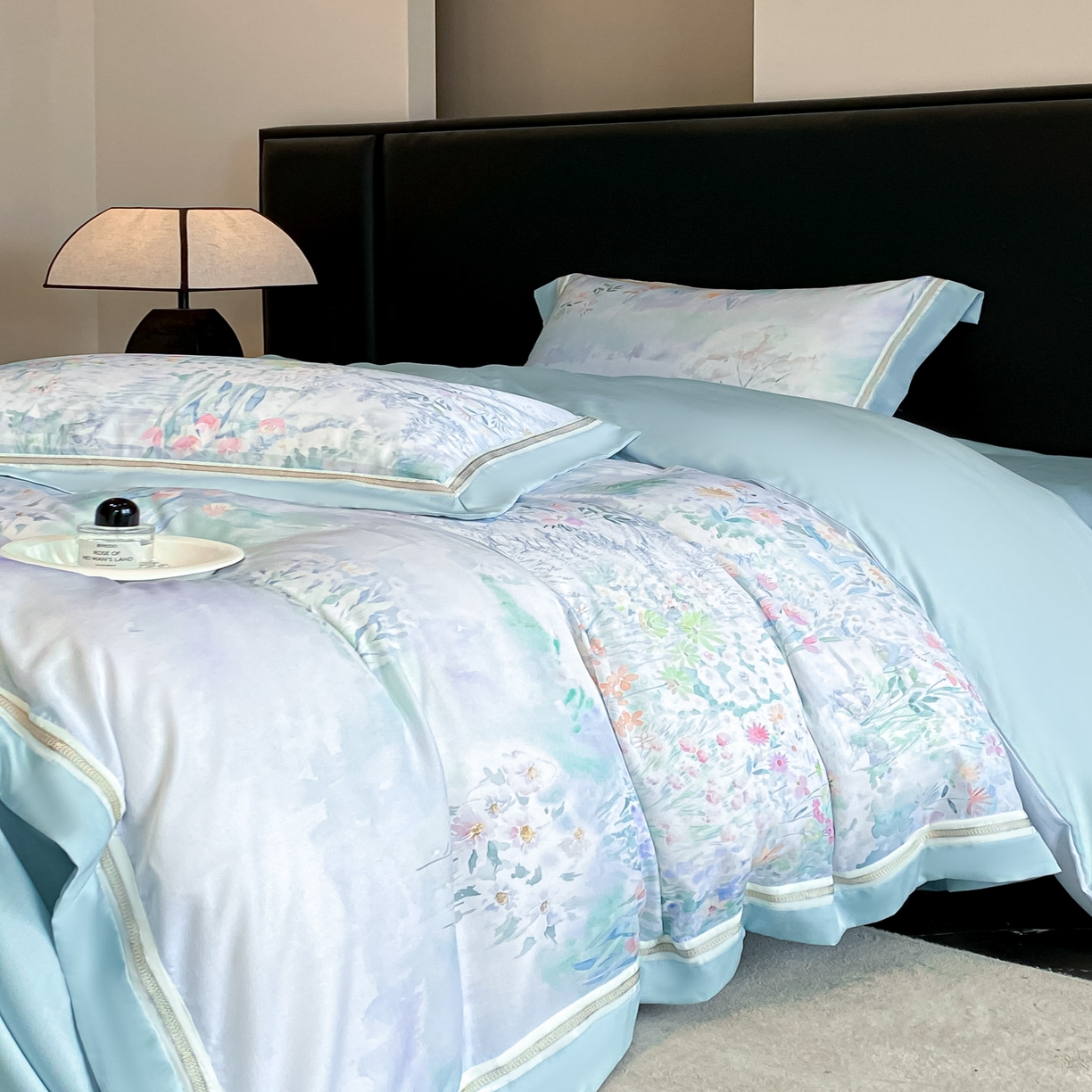 91家纺网 家纺一手货源 找家纺 （总）博纳家纺 2026新款林间鹿语系列天丝四件套